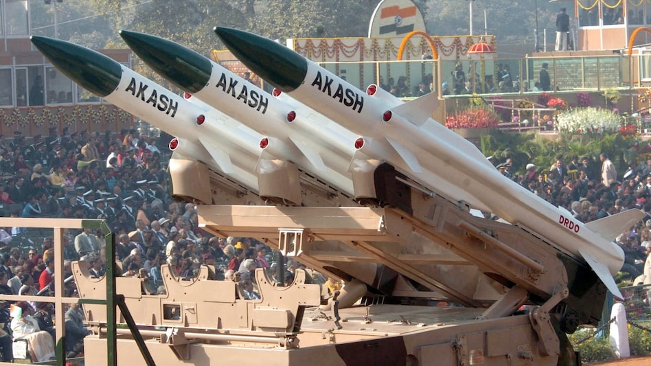 Akash is a medium-range, mobile surface-to-air missile system Akash is a medium-range, mobile surface-to-air missile system