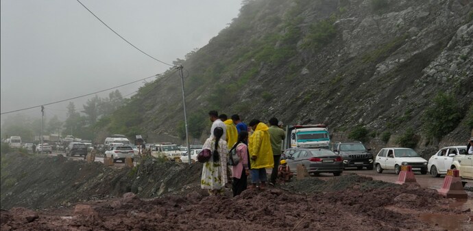 The incessant downpour has led to the closure of 129 roads The incessant downpour has led to the closure of 129 roads