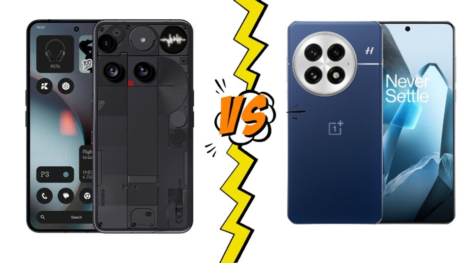 Nothing Phone 3 vs OnePlus 13 Nothing Phone 3 vs OnePlus 13