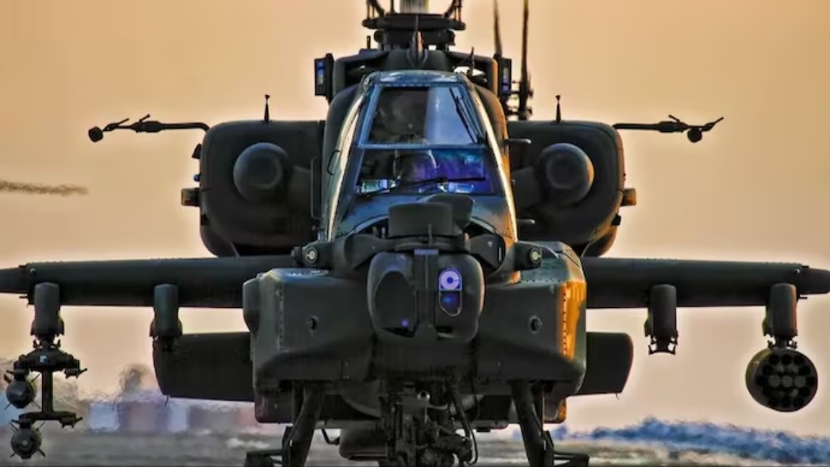 First of six Apache helicopters to arrive this month for Indian Army