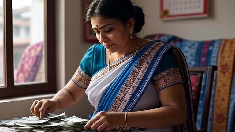 The family also receives free rations under government schemes, pays just ₹6,000 in rent, owns a rural home under a central housing scheme The family also receives free rations under government schemes, pays just ₹6,000 in rent, owns a rural home under a central housing scheme