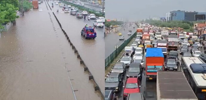 The IMD has issued a red alert for Thursday as well, predicting moderate to heavy rainfall across Gurugram. The IMD has issued a red alert for Thursday as well, predicting moderate to heavy rainfall across Gurugram.