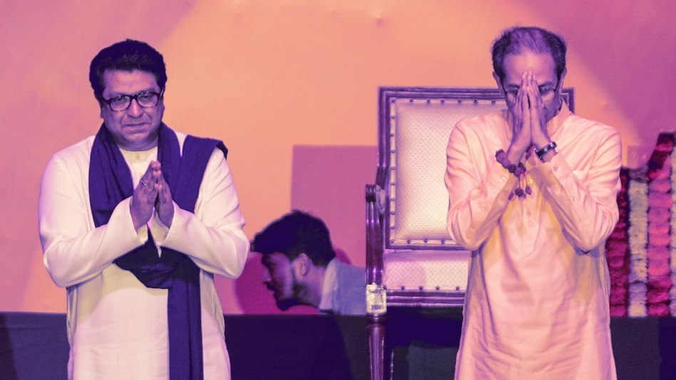 The Awaj Marathicha event was held to celebrate the Devendra Fadnavis-led state government's rollback of 2 government resolutions that proposed introducing Hindi as a third language in Marathi-medium primary schools. The Awaj Marathicha event was held to celebrate the Devendra Fadnavis-led state government's rollback of 2 government resolutions that proposed introducing Hindi as a third language in Marathi-medium primary schools.