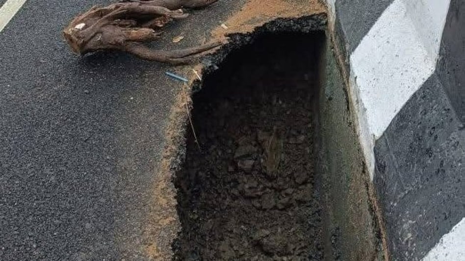 Odisha flyover caves in weeks after opening Odisha flyover caves in weeks after opening