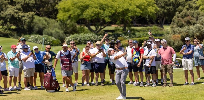 Ripper GC captain Cameron Smith of Australia in action on day one of LIV Golf Andalucia at Real Club Valderrama. (Image courtesy: LIV Golf) Ripper GC captain Cameron Smith of Australia in action on day one of LIV Golf Andalucia at Real Club Valderrama. (Image courtesy: LIV Golf)