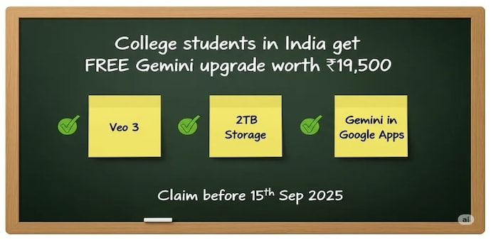 College students can get free Gemini AI Pro plan in India College students can get free Gemini AI Pro plan in India