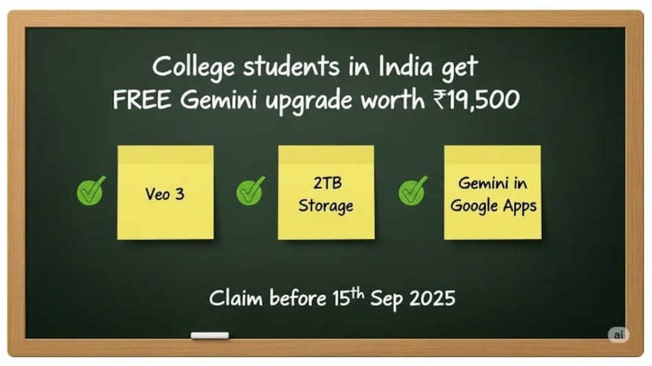College students can get free Gemini AI Pro plan in India College students can get free Gemini AI Pro plan in India