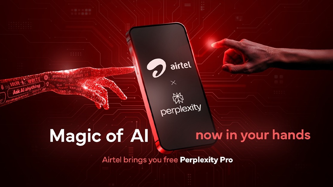 Get Perplexity Pro subscription for free with Airtel Get Perplexity Pro subscription for free with Airtel