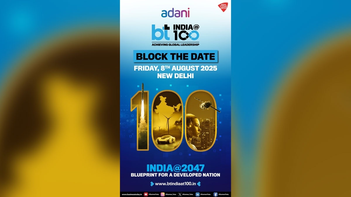 Business Today’s India@100 Summit, set for August 8 in New Delhi, will unveil a reform-focused blueprint led by top voices in the industry and corporate world. 