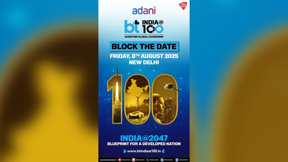 Business Today’s India@100 Summit, set for August 8 in New Delhi, will unveil a reform-focused blueprint led by top voices in the industry and corporate world. Business Today’s India@100 Summit, set for August 8 in New Delhi, will unveil a reform-focused blueprint led by top voices in the industry and corporate world.