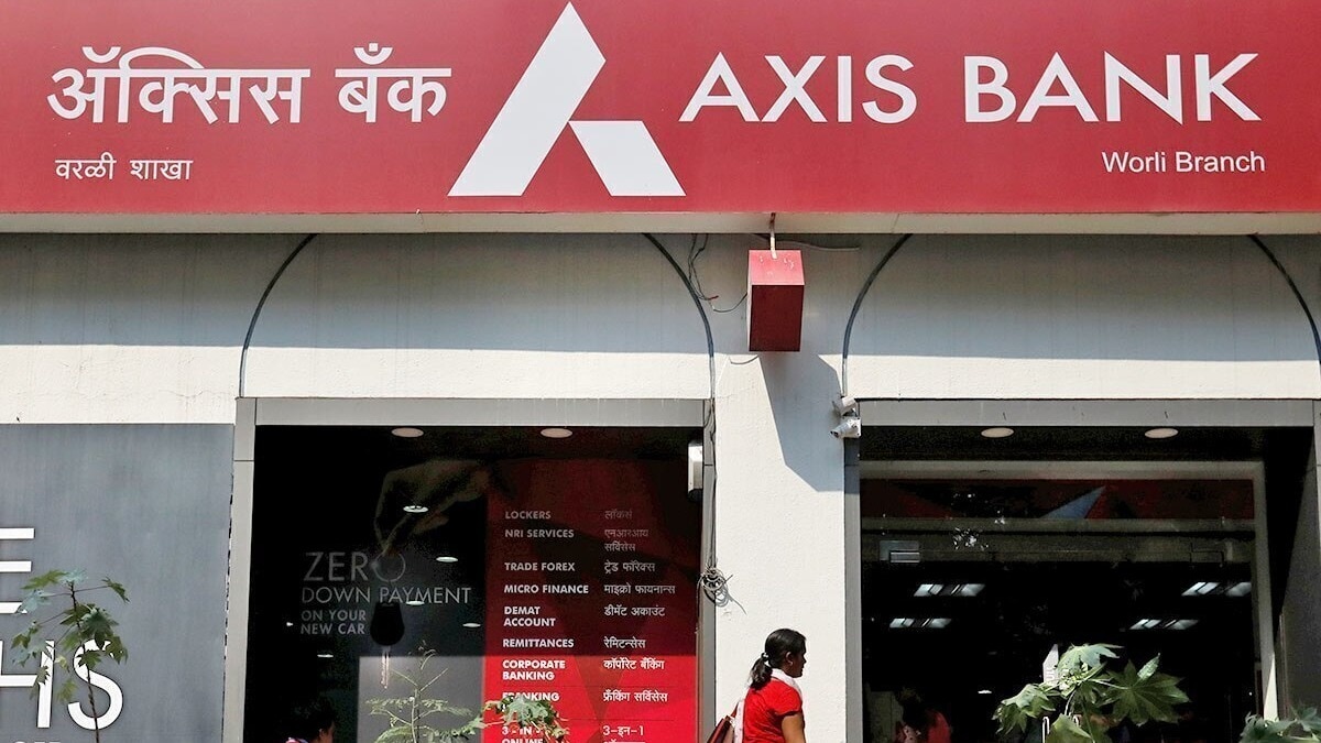 Axis Bank: Stock analysts said 70 per cent of Axis Bank's loan book is on floating interest rates, which will put pressure on margins in a declining interest rate scenario. Axis Bank: Stock analysts said 70 per cent of Axis Bank's loan book is on floating interest rates, which will put pressure on margins in a declining interest rate scenario.
