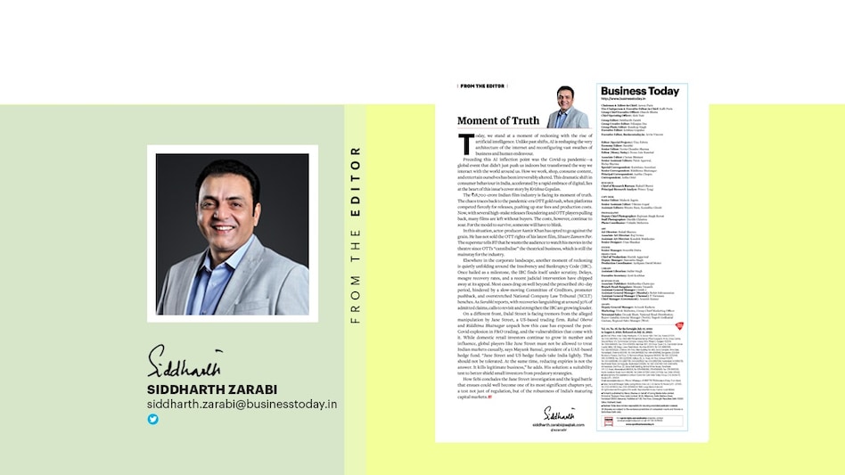 It’s a moment of truth for the Indian Film Industry It’s a moment of truth for the Indian Film Industry