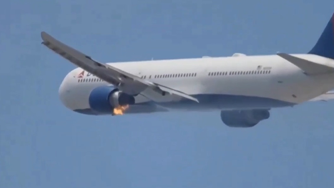 Delta jet makes emergency landing after engine fire; second incident for airline in 2025