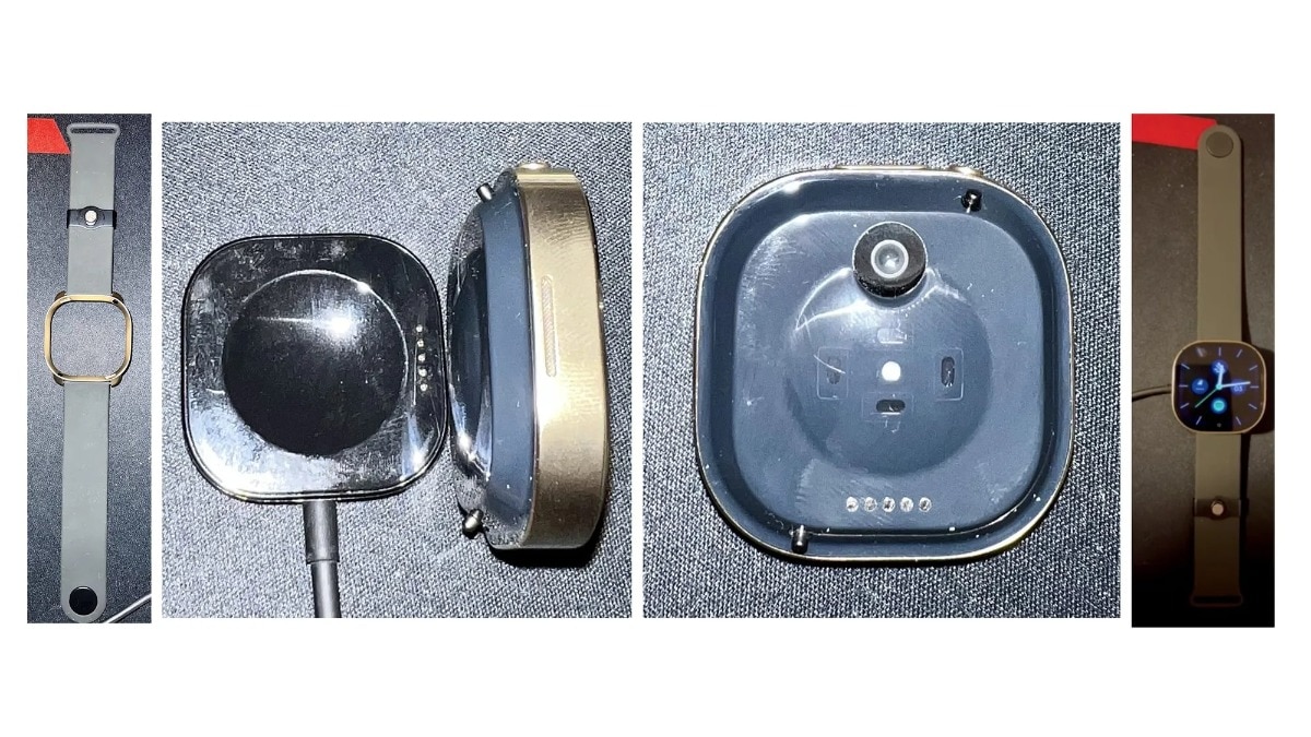 Leaked images of Meta's first smartwatch prototype (credits: Bloomberg) Leaked images of Meta's first smartwatch prototype (credits: Bloomberg)