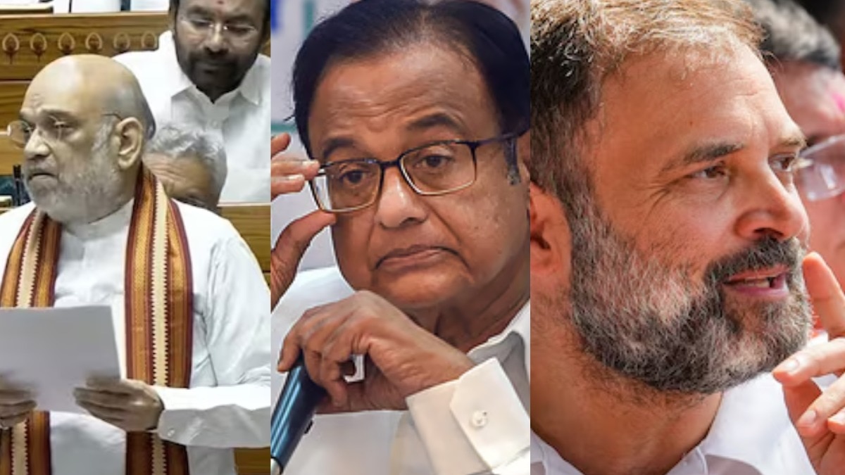 Not only did he take Chidambaram to the cleaners, Shah also had a dare for Rahul Gandhi. Not only did he take Chidambaram to the cleaners, Shah also had a dare for Rahul Gandhi.