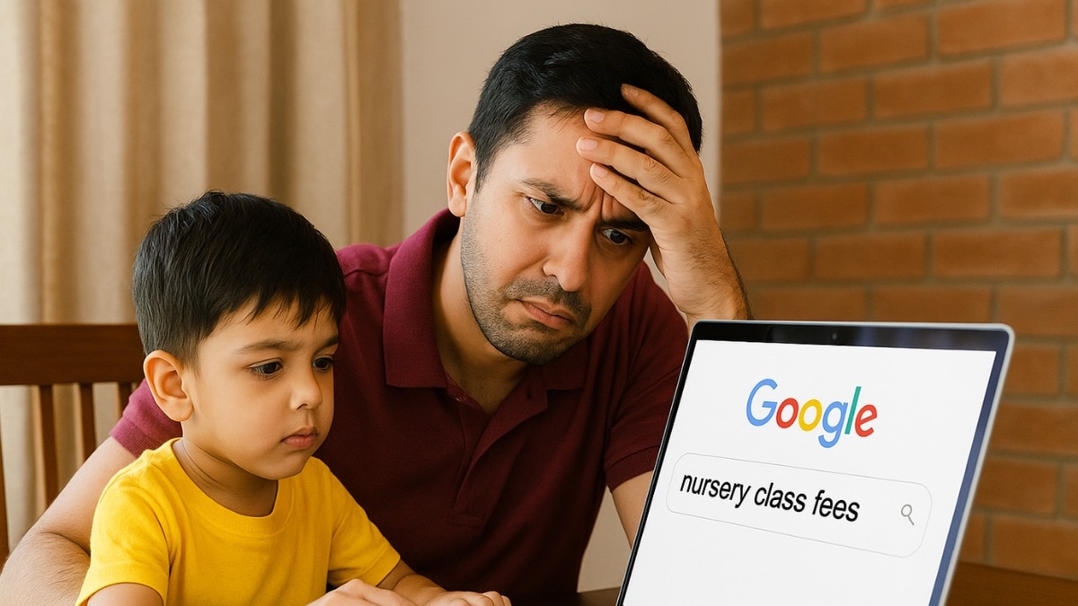 Tiwari shared a screenshot of the school's fee structure, which featured headers like tuition fees, admission fee and others. (Image generated by AI) Tiwari shared a screenshot of the school's fee structure, which featured headers like tuition fees, admission fee and others. (Image generated by AI)