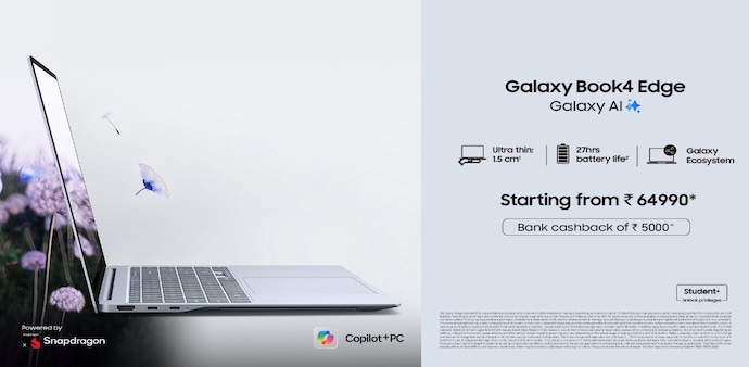 Samsung Galaxy Book 4 Edge launched in India Samsung Galaxy Book 4 Edge launched in India