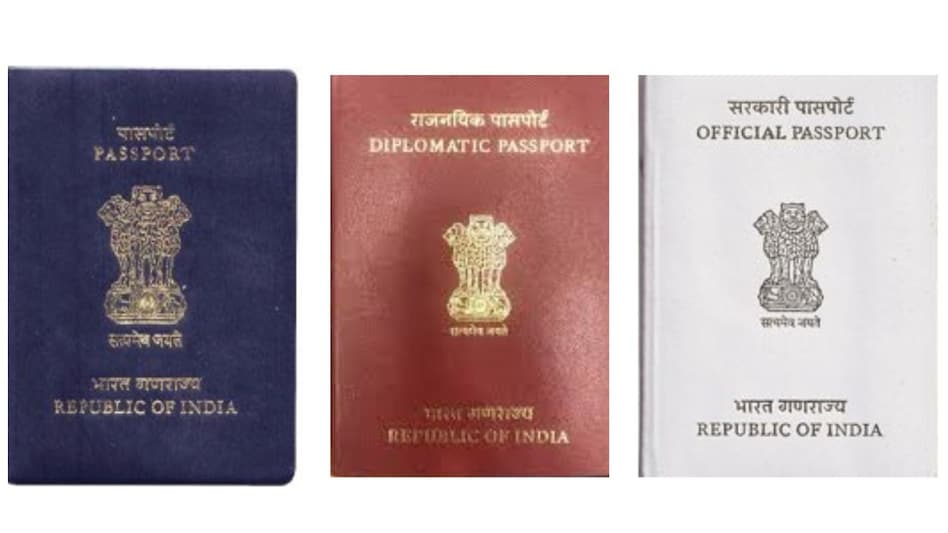Types of passports in India Types of passports in India