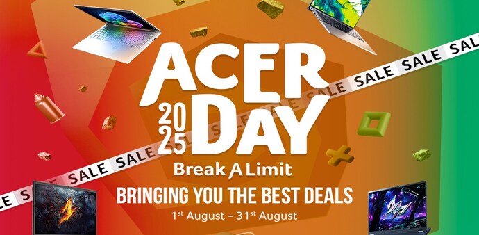 Acer Day 2025 sale will last the entire month of August Acer Day 2025 sale will last the entire month of August