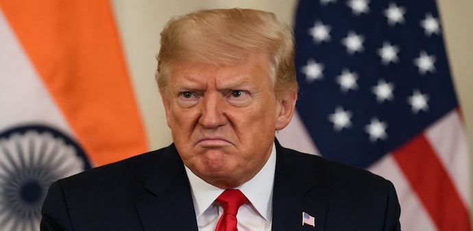 Despite Trump's barbs, India and the US are negotiating a trade deal. (Image generated by AI) Despite Trump's barbs, India and the US are negotiating a trade deal. (Image generated by AI)
