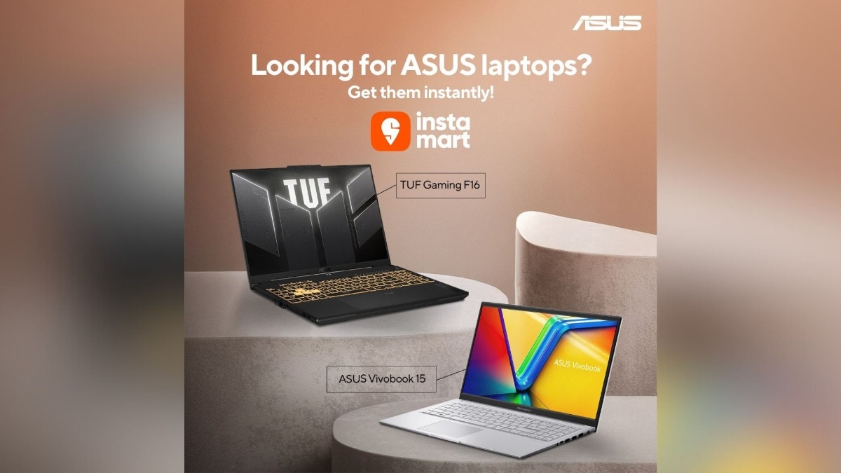 Asus laptops now available on Swiggy Instamart