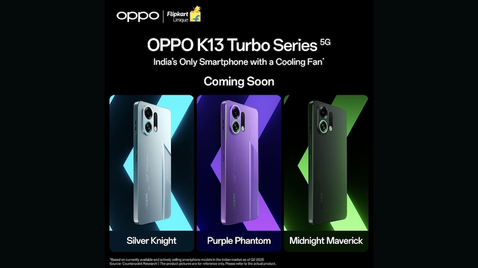 Oppo K13 Turbo series launching on 11 August Oppo K13 Turbo series launching on 11 August