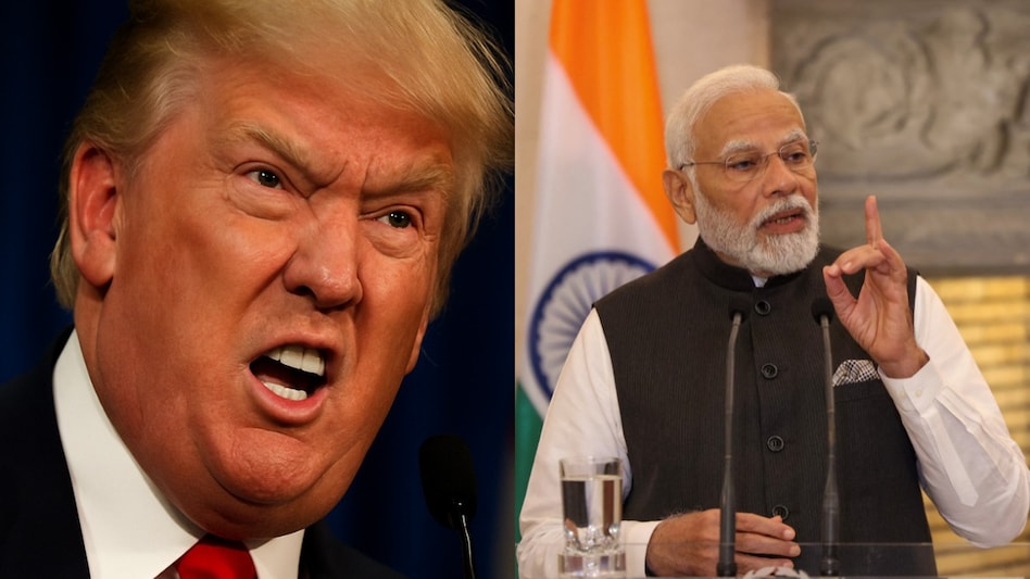 Earlier in the day, PM Modi gave a stern message to Donald Trump. Earlier in the day, PM Modi gave a stern message to Donald Trump.