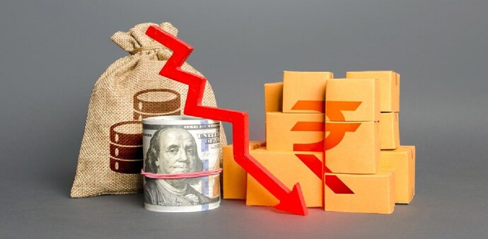 The rupee weakened to 87.89 per USD in August 2025, marking a 4.24% drop over the past year. The rupee weakened to 87.89 per USD in August 2025, marking a 4.24% drop over the past year.