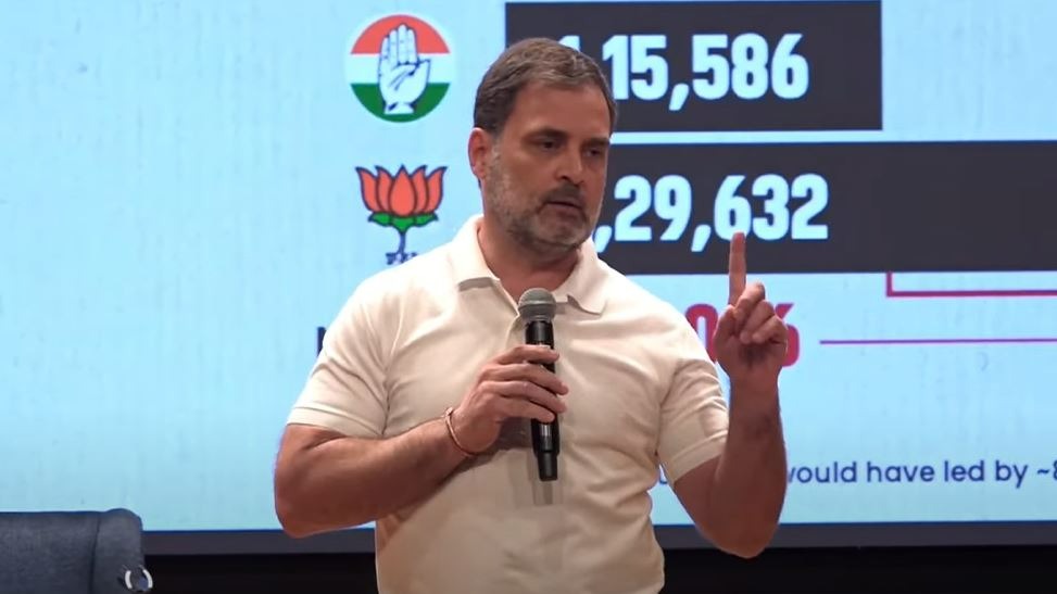 'Over 1L votes stolen in Mahadevapura assembly': Rahul Gandhi's big claim against EC, poll body responds