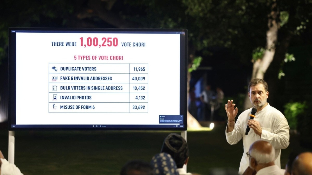 Rahul Gandhi has intensified his allegations against the Election Commission of India (ECI) and the Bharatiya Janata Party (BJP) regarding alleged voter rigging. Rahul Gandhi has intensified his allegations against the Election Commission of India (ECI) and the Bharatiya Janata Party (BJP) regarding alleged voter rigging.
