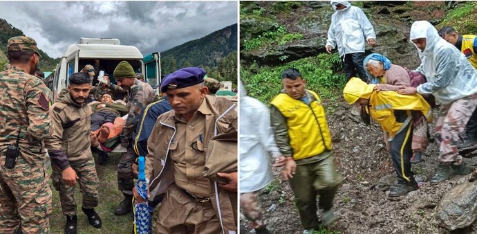 Uttarakhand cloudburst: Uttarkashi disaster rescue operations under way Uttarakhand cloudburst: Uttarkashi disaster rescue operations under way