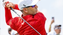Tour veterans Garcia, Johnson rediscover touch at LIV Golf Chicago Fireballs GC captain and day one co-leader Sergio Garcia on his way to a 4 under par 67 Bolingbrook GC. Image courtesy LIV Golf.