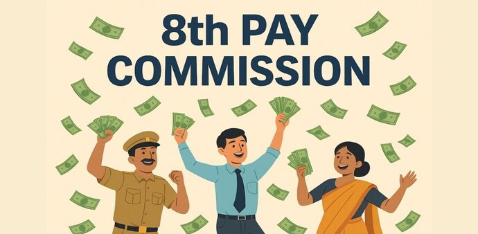 The fitment factor is applied to the current basic pay, but actual growth is smaller because the dearness allowance (DA) resets to zero when a new pay commission takes effect. The fitment factor is applied to the current basic pay, but actual growth is smaller because the dearness allowance (DA) resets to zero when a new pay commission takes effect.