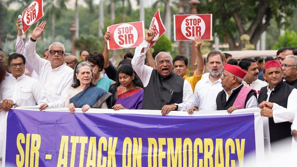 INDIA alliance to protest against 'vote chori' with march to EC INDIA alliance to protest against 'vote chori' with march to EC