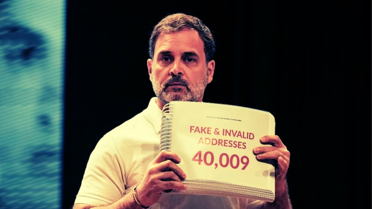 As per the Gandhi scion, the march to the EC headquarters is aimed at underscoring the need for a clean and auditable voter roll. As per the Gandhi scion, the march to the EC headquarters is aimed at underscoring the need for a clean and auditable voter roll.