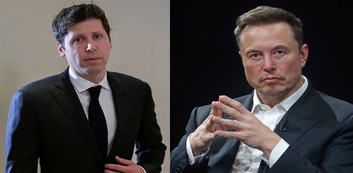 Sam Altman and Elon Musk. Sam Altman and Elon Musk.