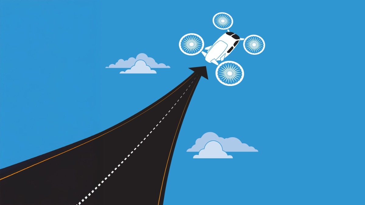 The world is fast moving towards on-demand mobility, away from private ownership of vehicles. Well before 2047, we can envision electric aircraft plying domestic routes primarily, at about half the present-day fares The world is fast moving towards on-demand mobility, away from private ownership of vehicles. Well before 2047, we can envision electric aircraft plying domestic routes primarily, at about half the present-day fares