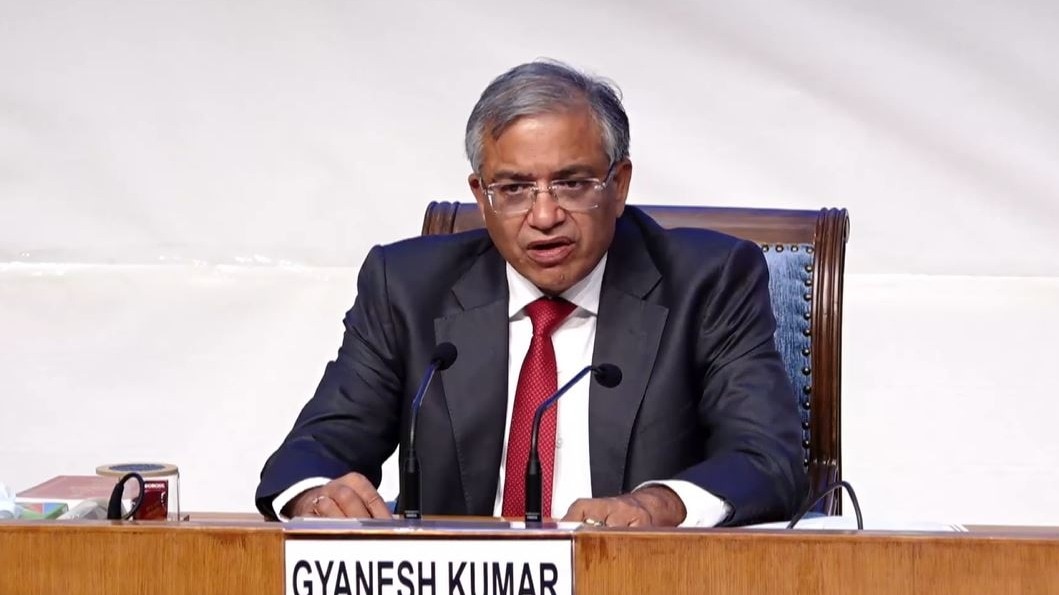 Gyanesh Kumar on Sunday addressed the allegations of electoral fraud by the Congress and Rahul Gandhi. Gyanesh Kumar on Sunday addressed the allegations of electoral fraud by the Congress and Rahul Gandhi.