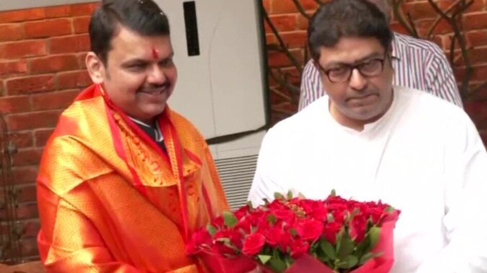 Raj Thackeray meets Devendra Fadnavis Raj Thackeray meets Devendra Fadnavis