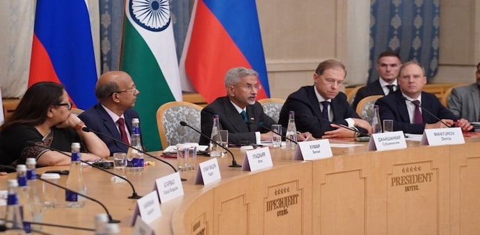 Jaishankar, who met Russian Deputy Prime Minister Denis Manturov before talks with Lavrov, said the visit was an opportunity to review ties. Jaishankar, who met Russian Deputy Prime Minister Denis Manturov before talks with Lavrov, said the visit was an opportunity to review ties.