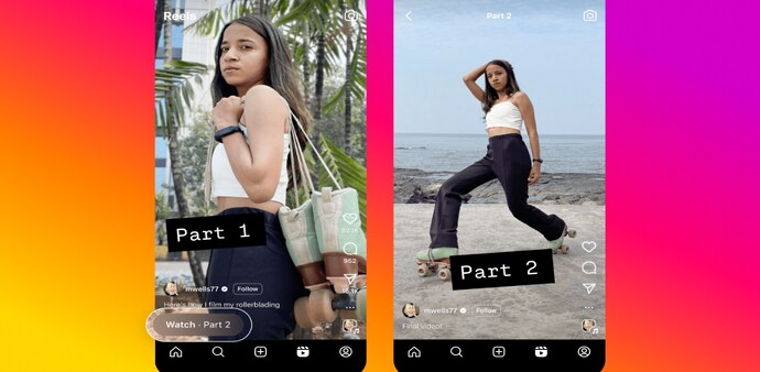 Instagram brings Linked Reels functionality Instagram brings Linked Reels functionality