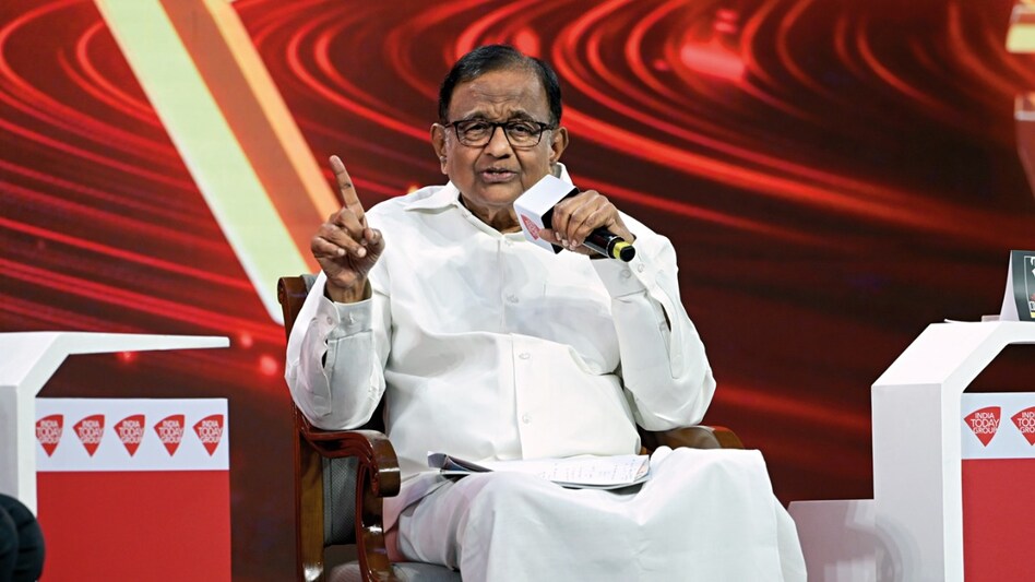 P. Chidambaram, Member of Parliament and former finance and home minister of India. P. Chidambaram, Member of Parliament and former finance and home minister of India.