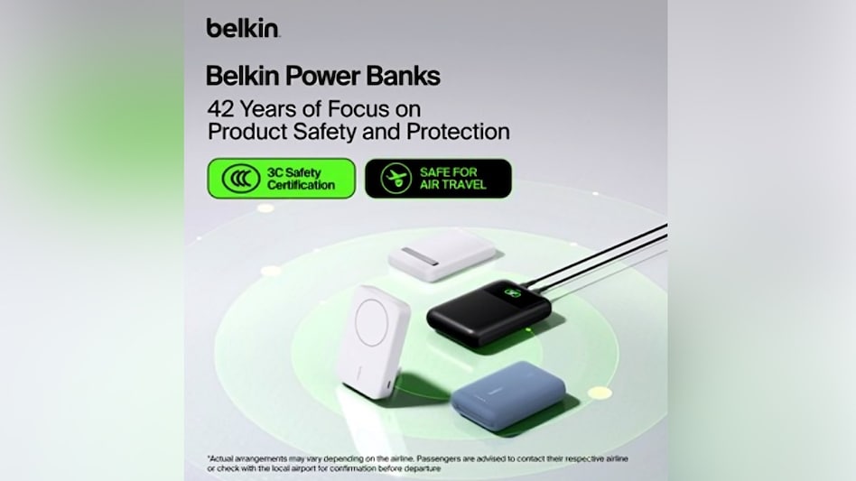 Every Belkin power bank is tested through 55 stringent checks Every Belkin power bank is tested through 55 stringent checks