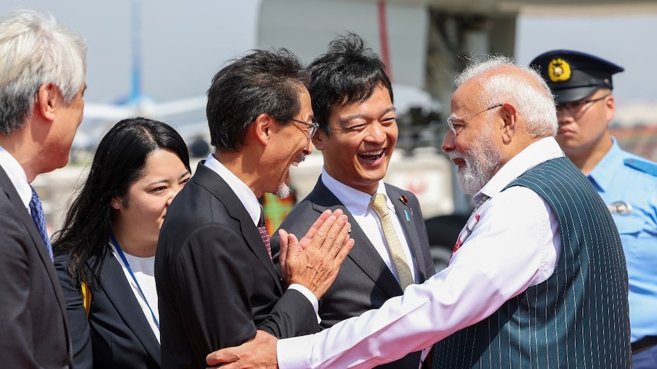 PM Modi arrives in Tokyo for two-day Japan trip PM Modi arrives in Tokyo for two-day Japan trip