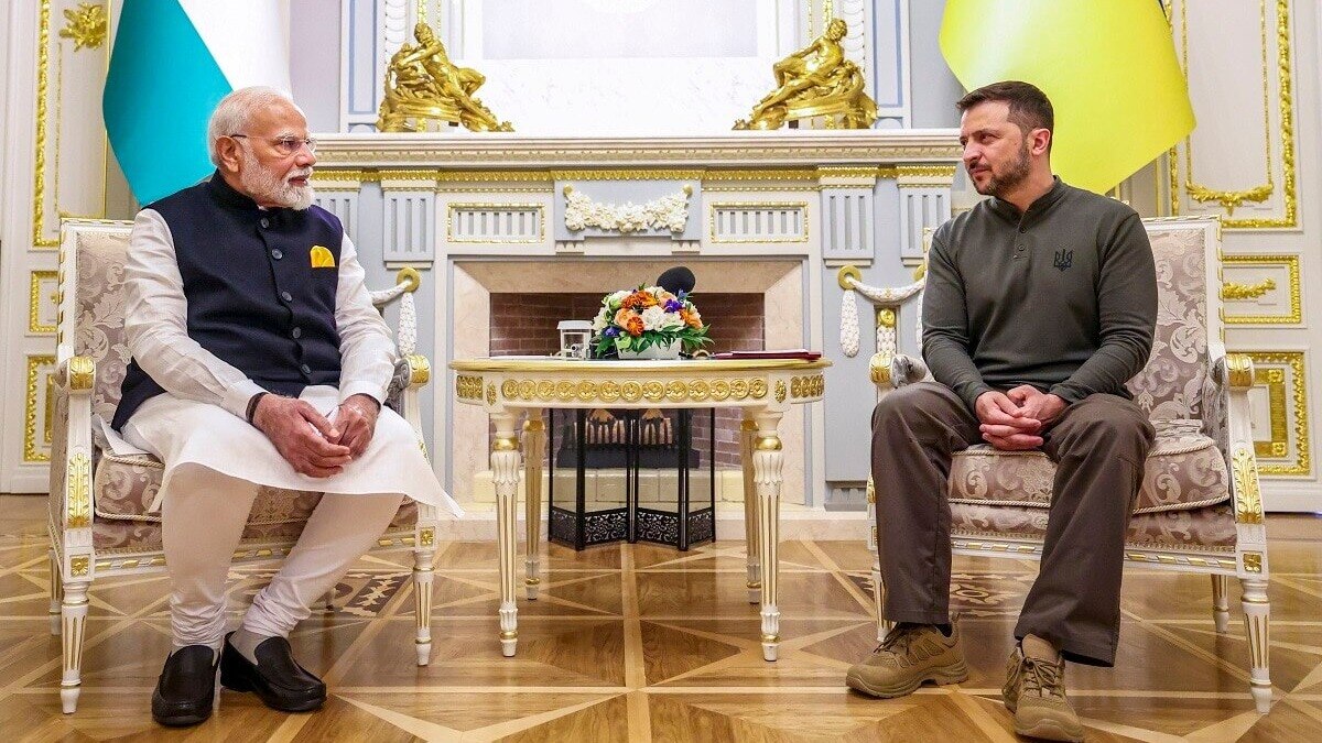 Earlier this month, Prime Minister Modi extended an official invitation to President Zelenskyy to visit India. Earlier this month, Prime Minister Modi extended an official invitation to President Zelenskyy to visit India.
