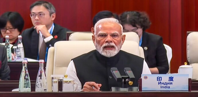 PM Modi speech at SCO Summit: No place for terrorism, he says PM Modi speech at SCO Summit: No place for terrorism, he says