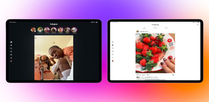 Instagram on iPad Instagram on iPad