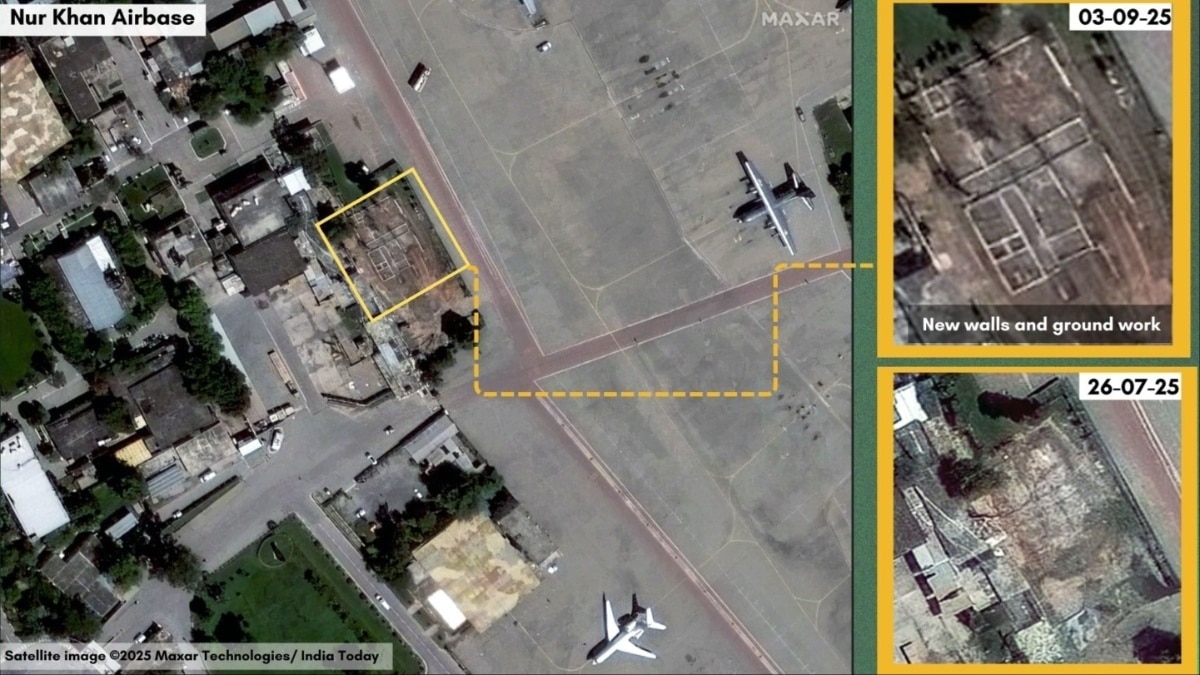 Nearly 4 months after Op Sindoor, reconstruction underway at Pakistan's Nur Khan airbase