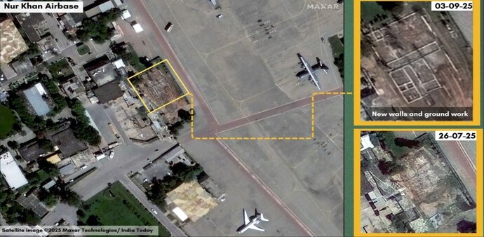 The Nur Khan facility is home to the Pakistan Air Force’s No. 12 VIP Squadron, famously called the Burraqs. The Nur Khan facility is home to the Pakistan Air Force’s No. 12 VIP Squadron, famously called the Burraqs.
