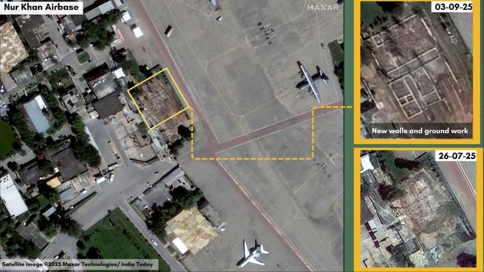 The Nur Khan facility is home to the Pakistan Air Force’s No. 12 VIP Squadron, famously called the Burraqs. The Nur Khan facility is home to the Pakistan Air Force’s No. 12 VIP Squadron, famously called the Burraqs.